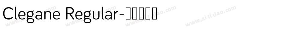 Clegane Regular字体转换